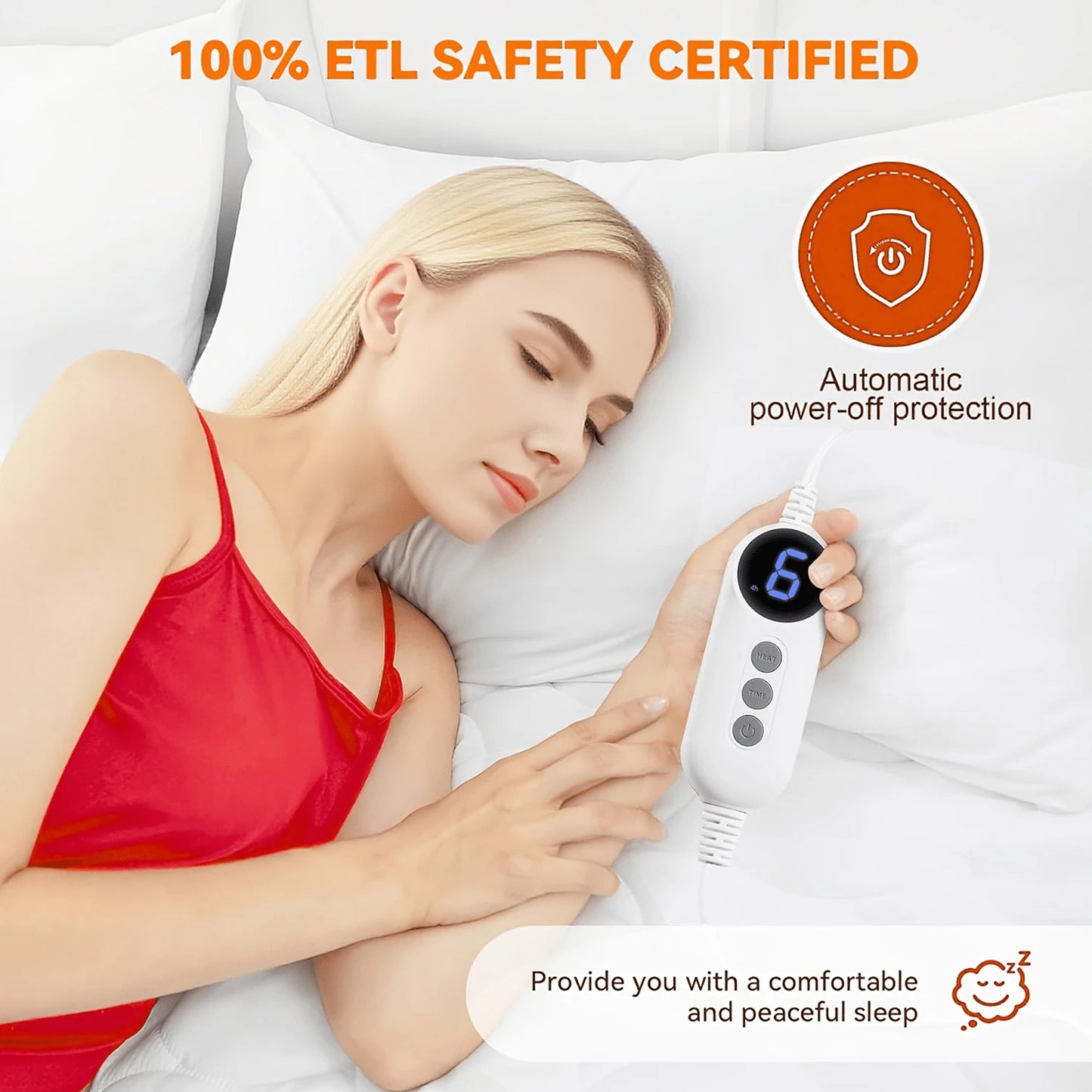 Heated Mattress Pad — Dual Controls