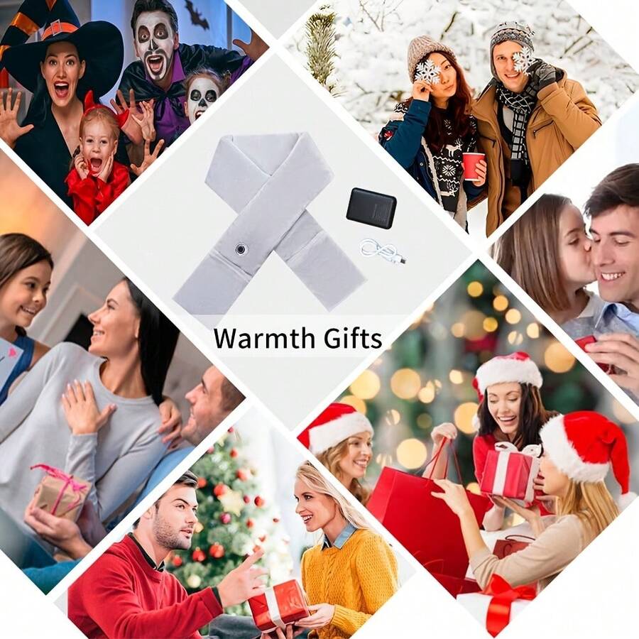 Heated Scarf with Power Bank
