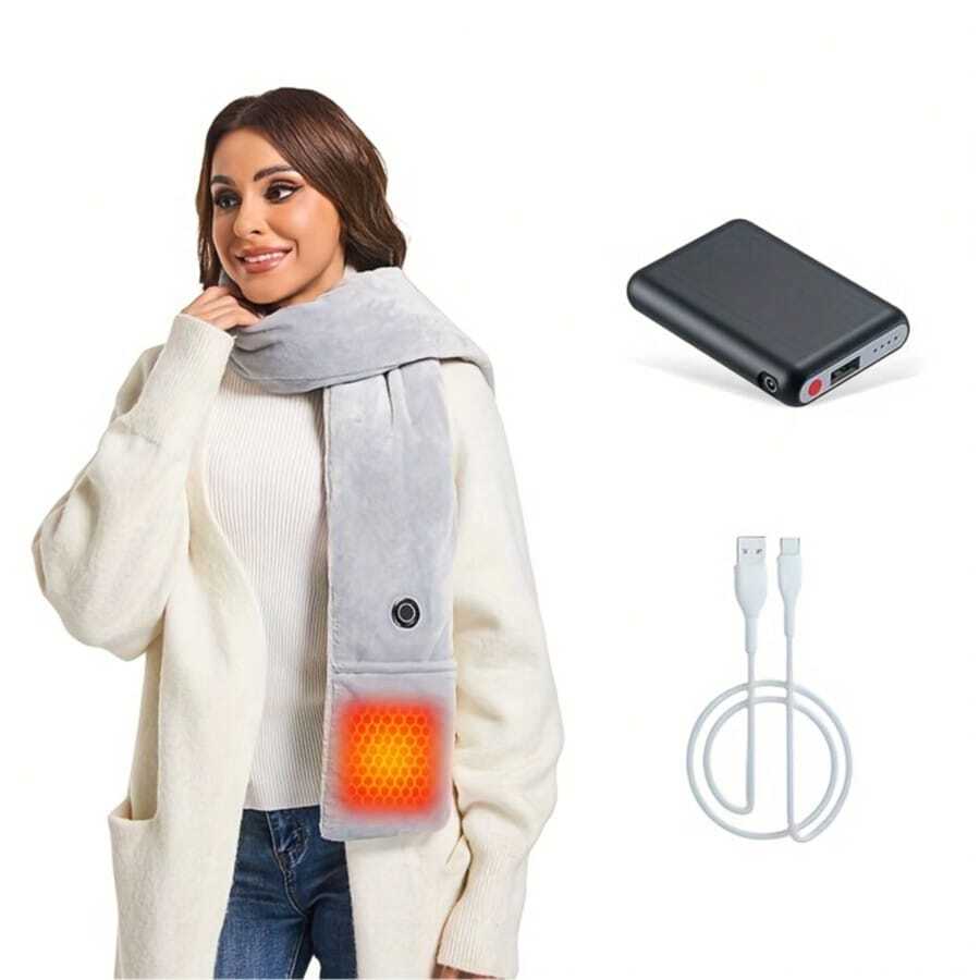 Heated Scarf with Power Bank