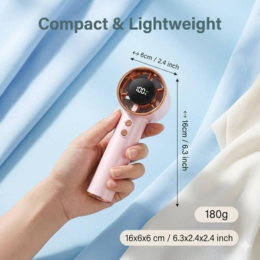 Pocket Fan — Digital Display
