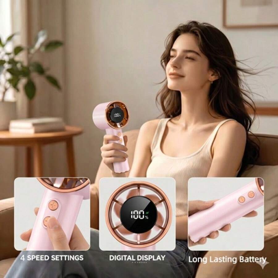 Pocket Fan — Digital Display