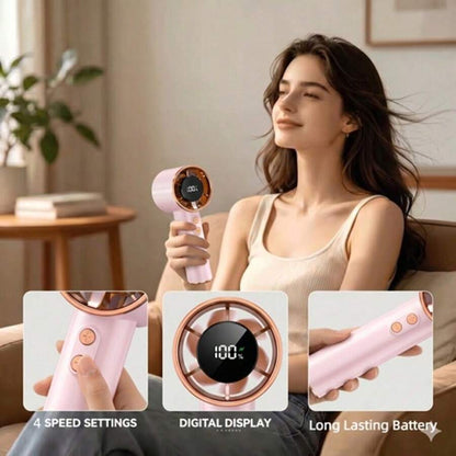 Pocket Fan — Digital Display