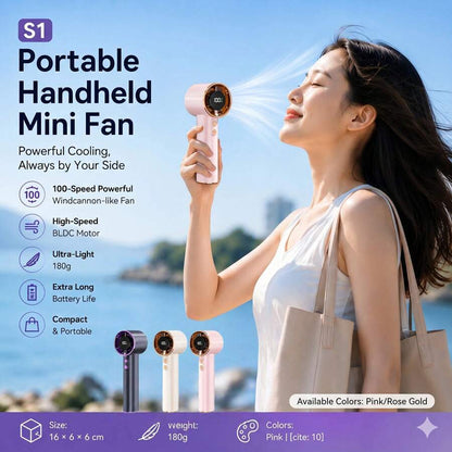 Pocket Fan — Digital Display