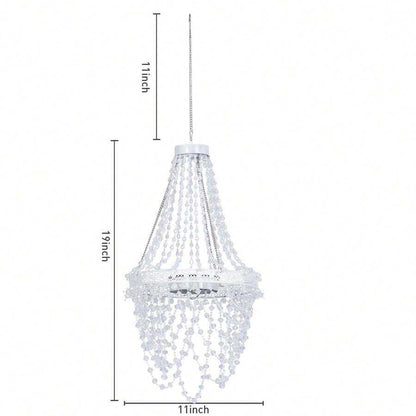 Solar Hanging Light — Crystal-Beaded Style