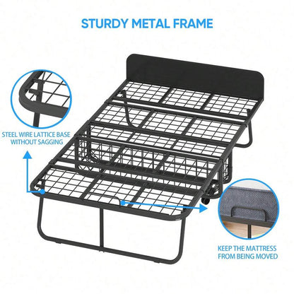 Folding Guest Bed with 5-Inch Mattress