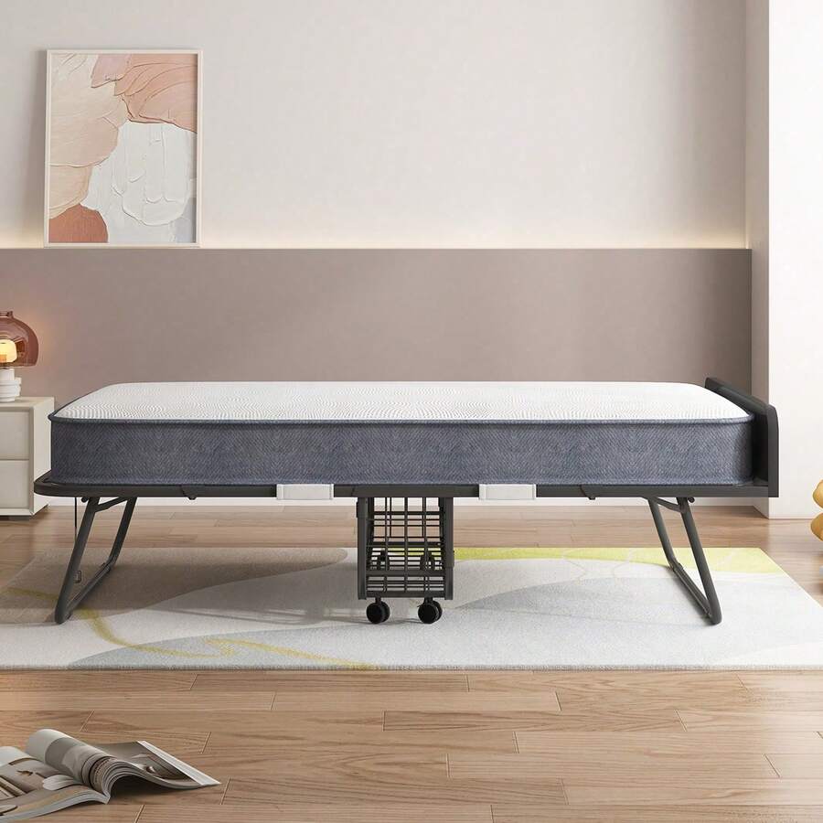 Folding Guest Bed with 5-Inch Mattress