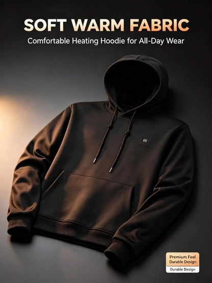 USB Heated Hoodie — 8 Heating Zones