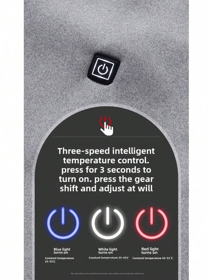 USB Heated Hoodie — 8 Heating Zones